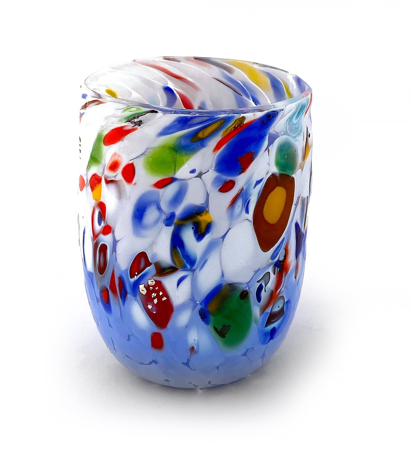 6 Verres en Verre "Les Couleurs de Murano". TUMBLE-CLASSIC-MIX