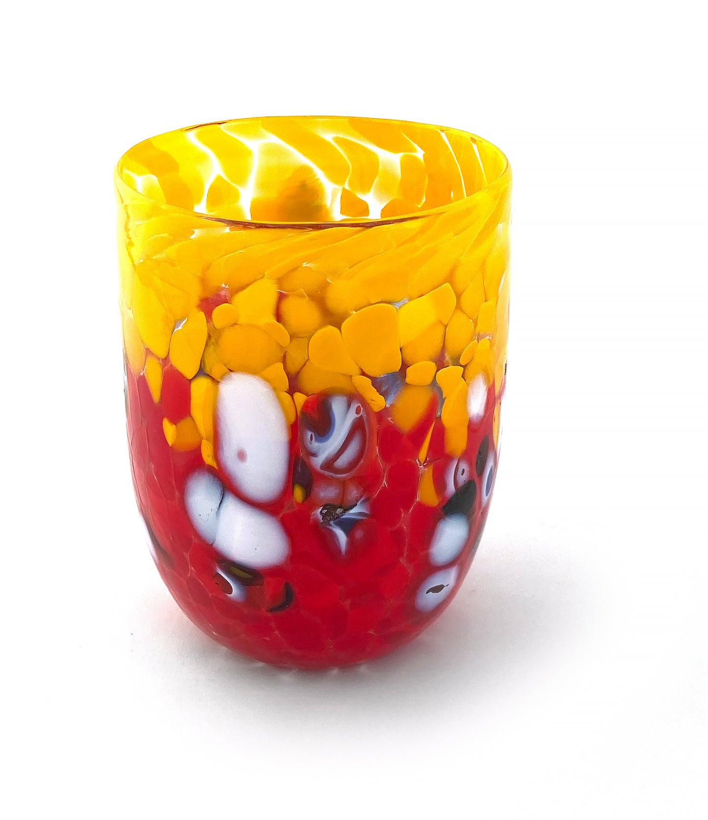 6 Verres en Verre "Les Couleurs de Murano". TUMBLE-CLASSIC-MIX
