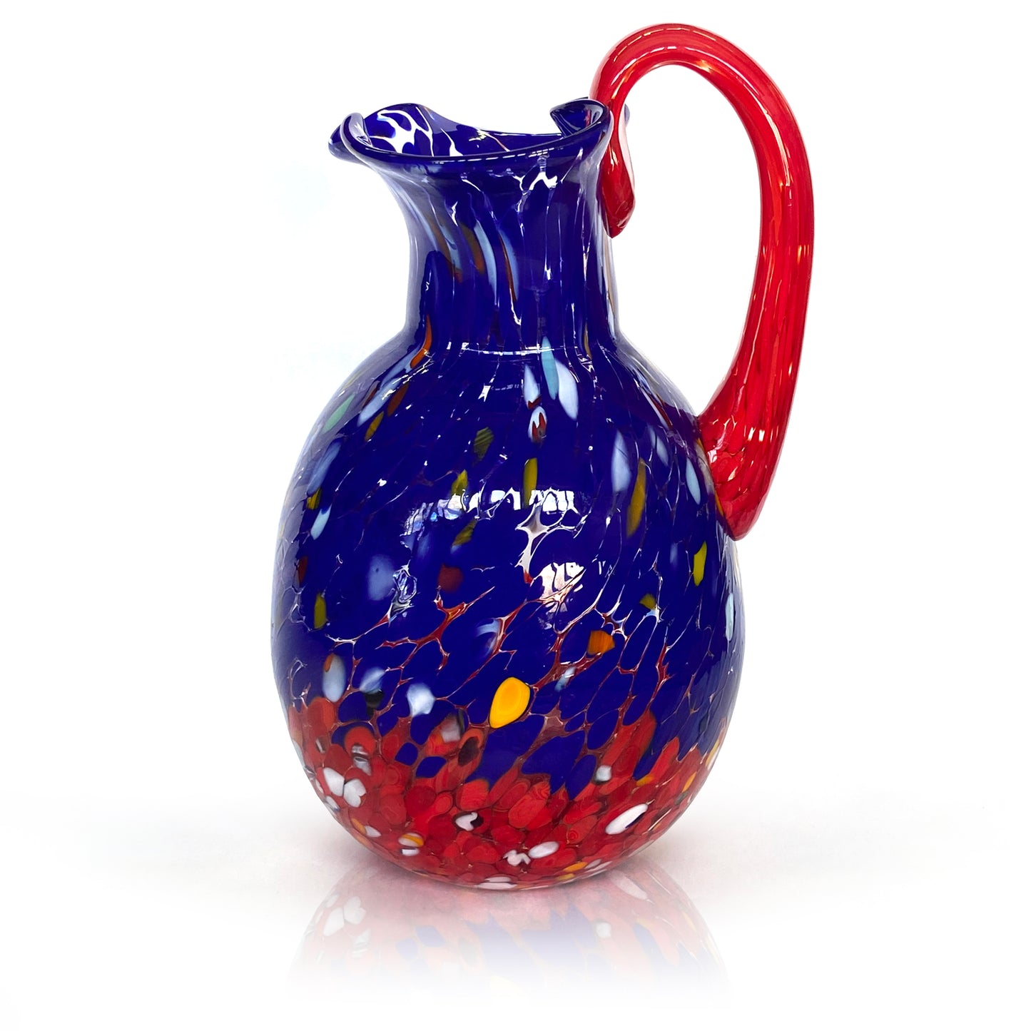 1 Caraffa Veronese in vetro di Murano, realizzata nell'isola di Murano, soffiata e lavorata a mano da maestri Vetrai - SPECIAL EDITION - 1000 ml.