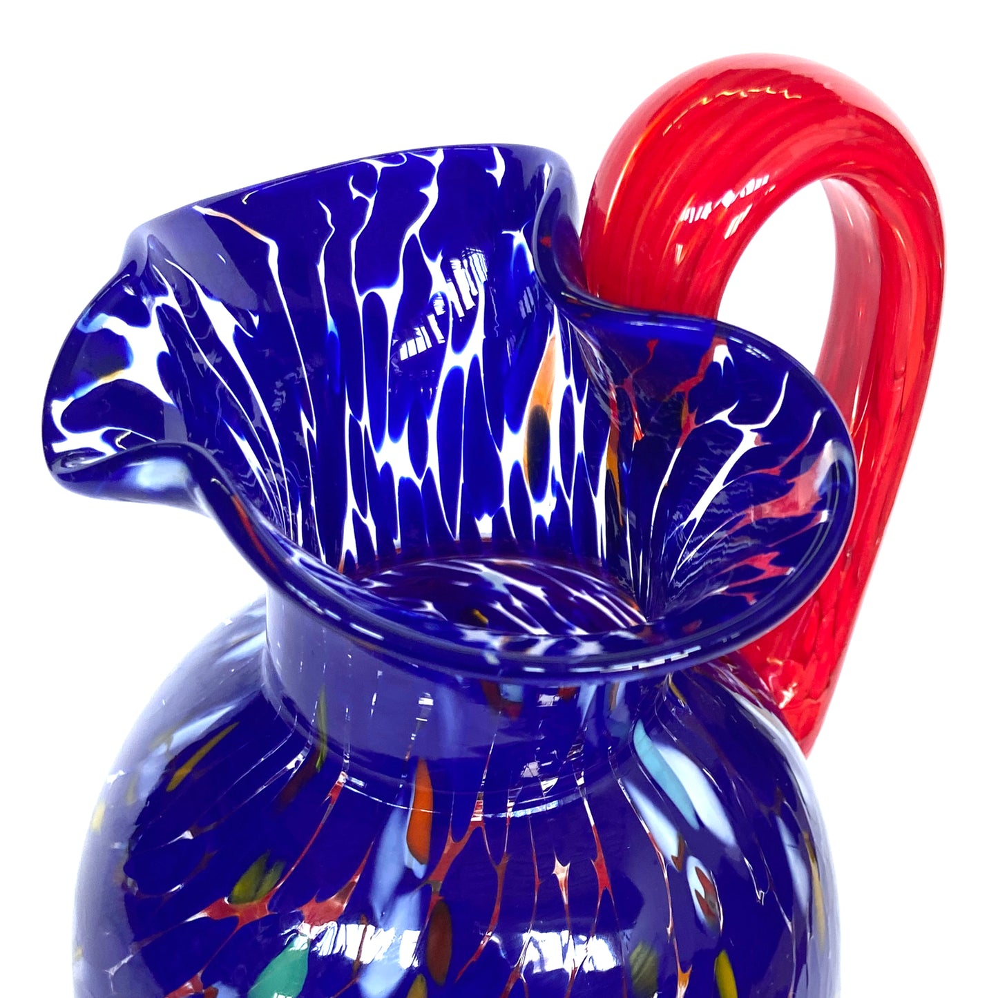 1 Caraffa Veronese in vetro di Murano, realizzata nell'isola di Murano, soffiata e lavorata a mano da maestri Vetrai - SPECIAL EDITION - 1000 ml.