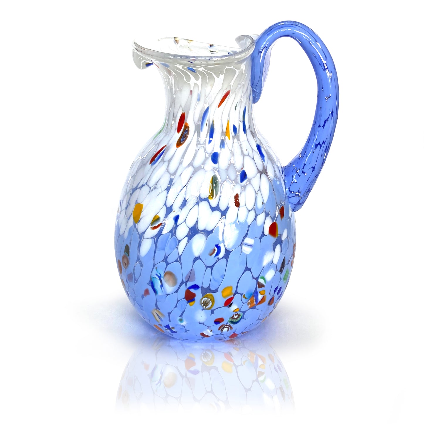 1 Caraffa Veronese in vetro di Murano, realizzata nell'isola di Murano, soffiata e lavorata a mano da maestri Vetrai - SPECIAL EDITION - 1000 ml.