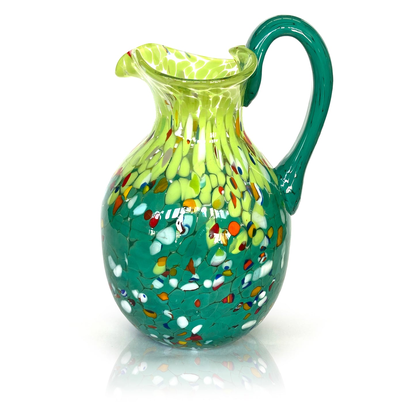 1 Caraffa Veronese in vetro di Murano, realizzata nell'isola di Murano, soffiata e lavorata a mano da maestri Vetrai - SPECIAL EDITION - 1000 ml.