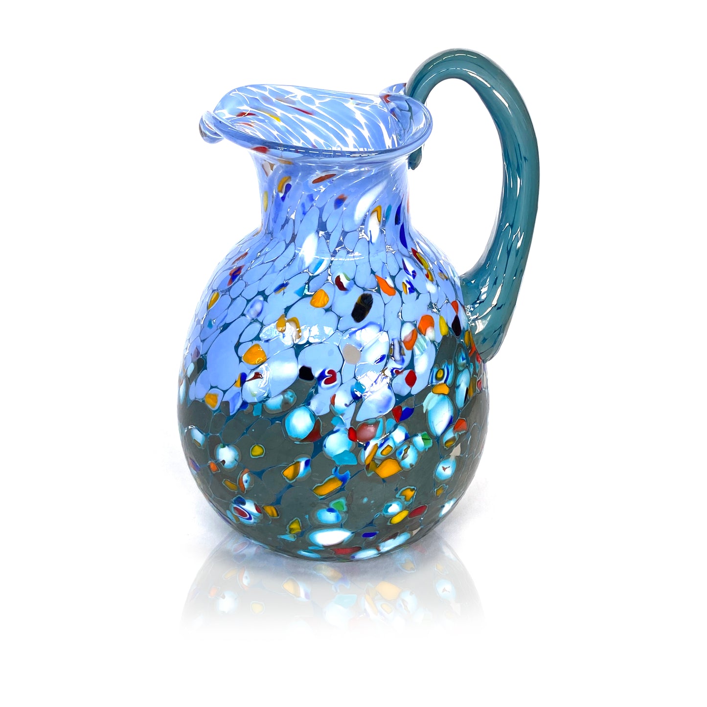 1 Caraffa Veronese in vetro di Murano, realizzata nell'isola di Murano, soffiata e lavorata a mano da maestri Vetrai - SPECIAL EDITION - 1000 ml.