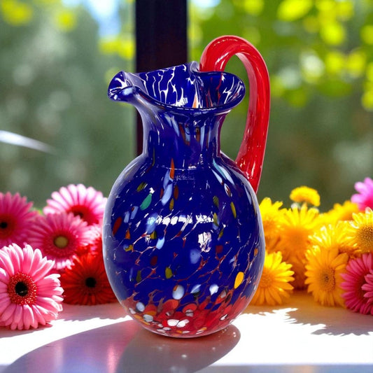1 Caraffa Veronese in vetro di Murano, realizzata nell'isola di Murano, soffiata e lavorata a mano da maestri Vetrai - SPECIAL EDITION - 1000 ml.