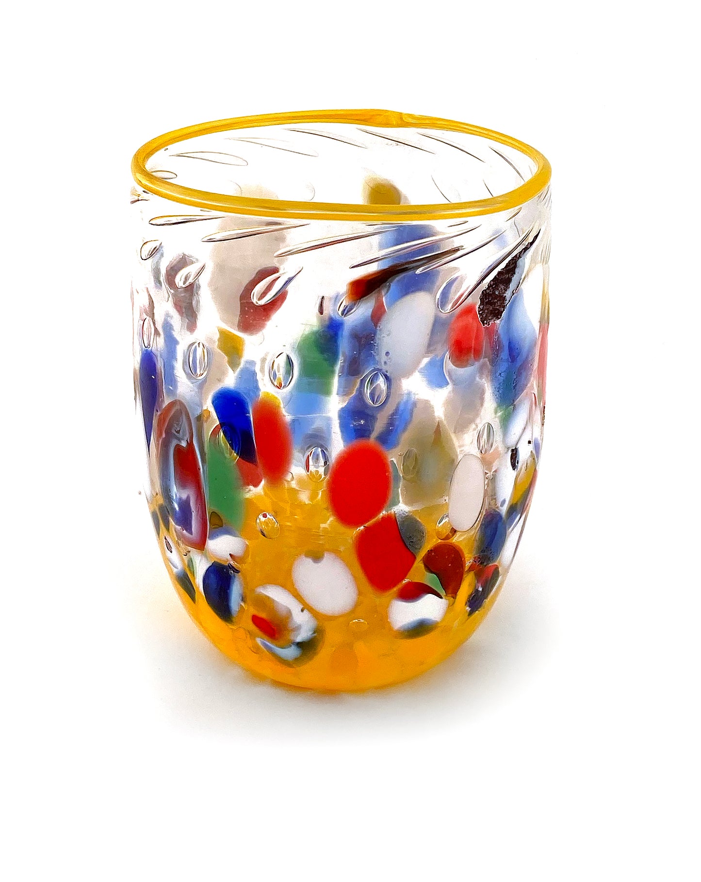 Bicchieri Tintoretto in vetro di Murano, realizzati nell'isola di Murano, soffiati e lavorati a mano da maestri Vetrai - SPECIAL EDITION - 380 ml.
