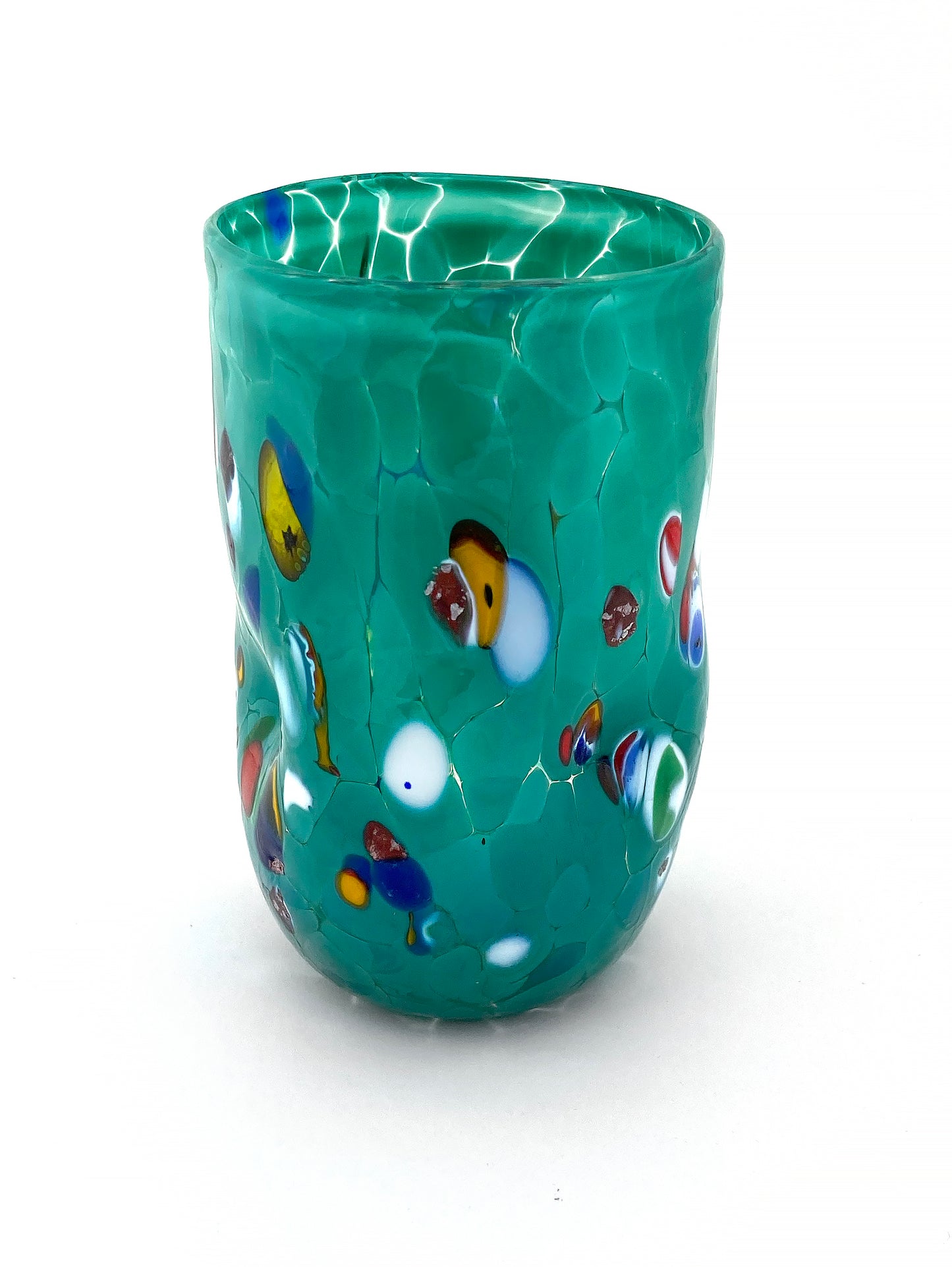 Bicchieri Bellini in vetro di Murano, realizzati nell'isola di Murano, soffiati e lavorati a mano da maestri Vetrai - SPECIAL EDITION - 400 ml.