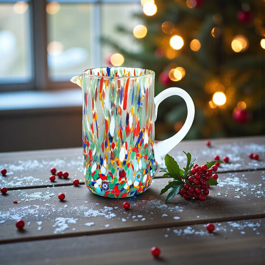 1/2-Liter-Karaffe aus „I Colori di Murano“-Glas. HARLEKIN 14