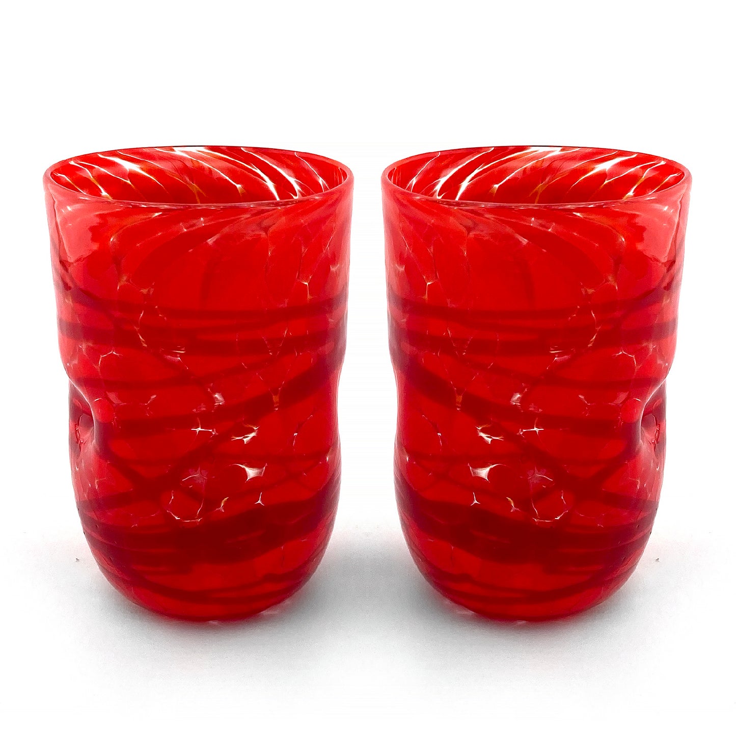 Bicchieri Tiziano in vetro di Murano, realizzati nell'isola di Murano, soffiati e lavorati a mano da maestri Vetrai - SPECIAL EDITION - 450 ml.