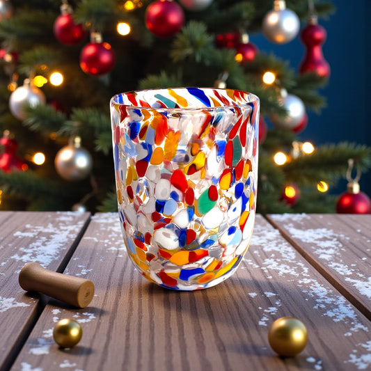 Bicchieri Canova in vetro di Murano, realizzati nell'isola di Murano, soffiati e lavorati a mano da maestri Vetrai - SPECIAL EDITION - 380 ml.