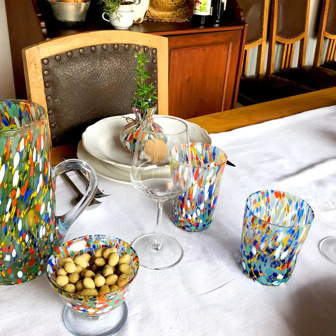 Coupe à glace en verre « I Colori di Murano ». ARLEQUIN