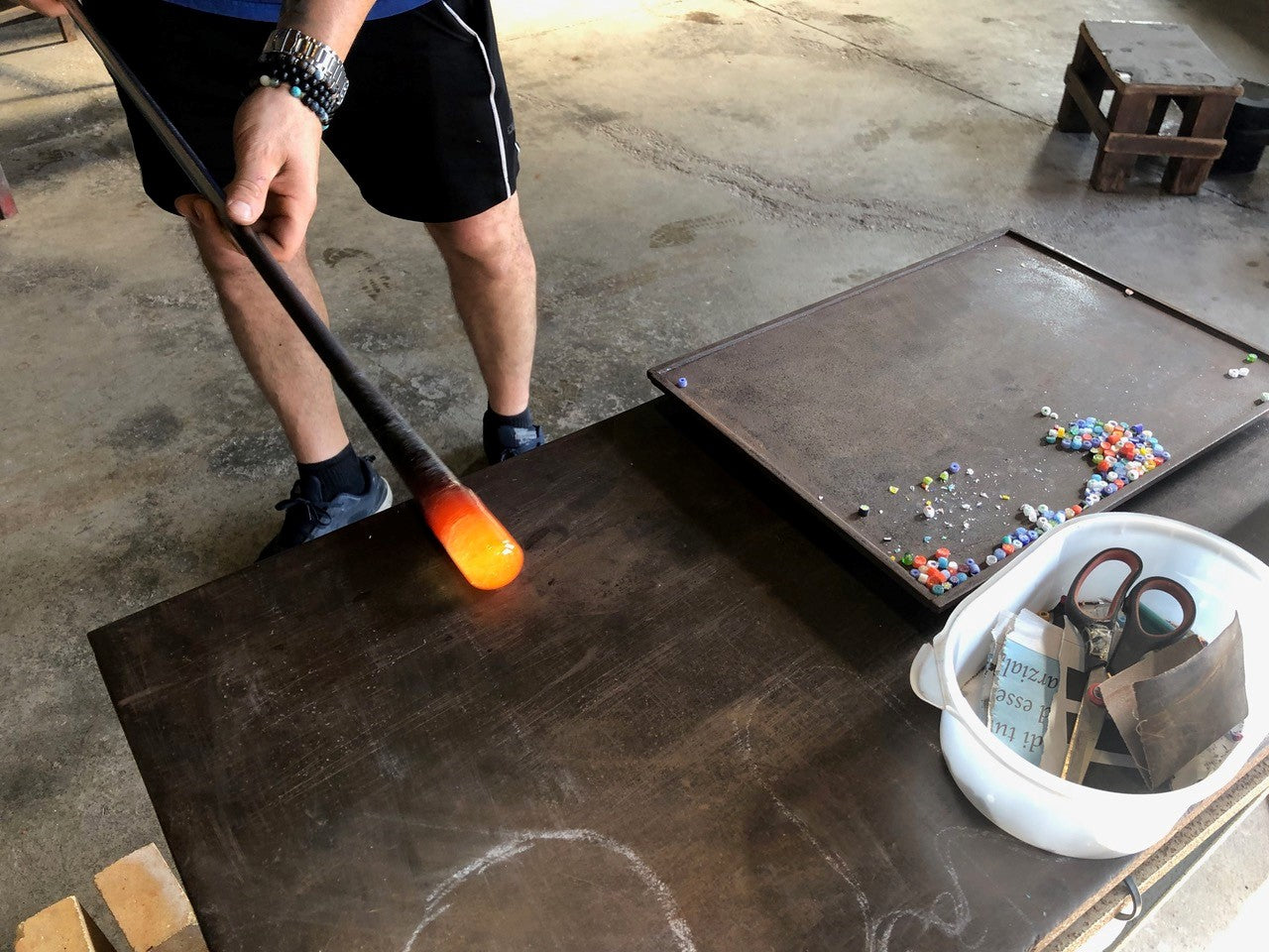 Coupe à glace en verre « I Colori di Murano ». ARLEQUIN