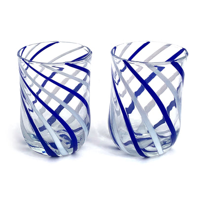 Goto Verres Goto en Verre Soufflé et Fait Main avec Murrine Murano - Les Couleurs de Murano - COLOMBINA Tumbler 350 ml.