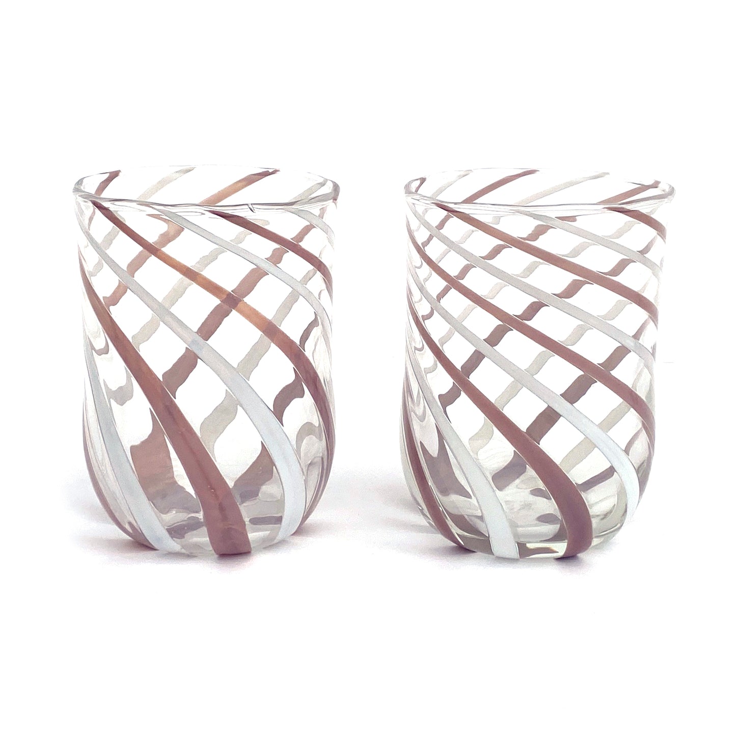 Goto Verres Goto en Verre Soufflé et Fait Main avec Murrine Murano - Les Couleurs de Murano - COLOMBINA Tumbler 350 ml.