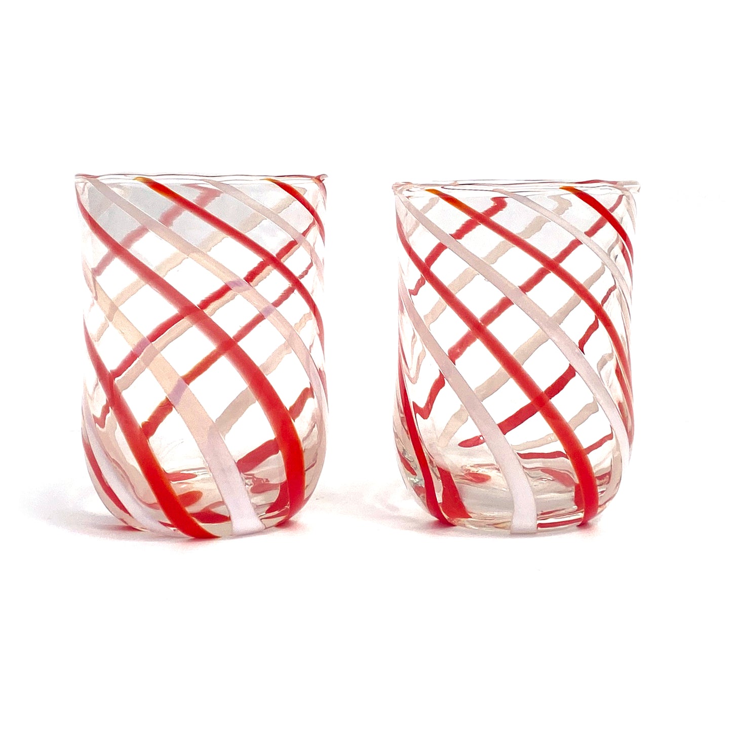 Goto Verres Goto en Verre Soufflé et Fait Main avec Murrine Murano - Les Couleurs de Murano - COLOMBINA Tumbler 350 ml.