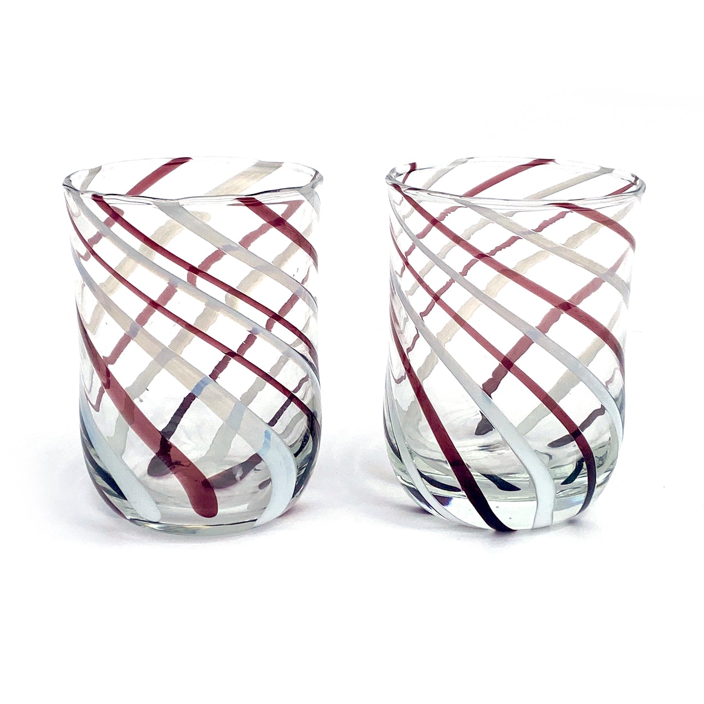 Goto Verres Goto en Verre Soufflé et Fait Main avec Murrine Murano - Les Couleurs de Murano - COLOMBINA Tumbler 350 ml.