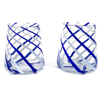 Goto Verres Goto en Verre Soufflé et Fait Main avec Murrine Murano - Les Couleurs de Murano - COLOMBINA Tumbler 350 ml.