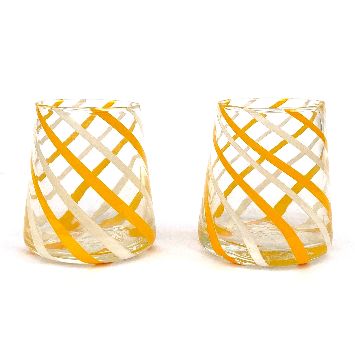 Goto Verres Goto en Verre Soufflé et Fait Main avec Murrine Murano - Les Couleurs de Murano - COLOMBINA Tumbler 350 ml.