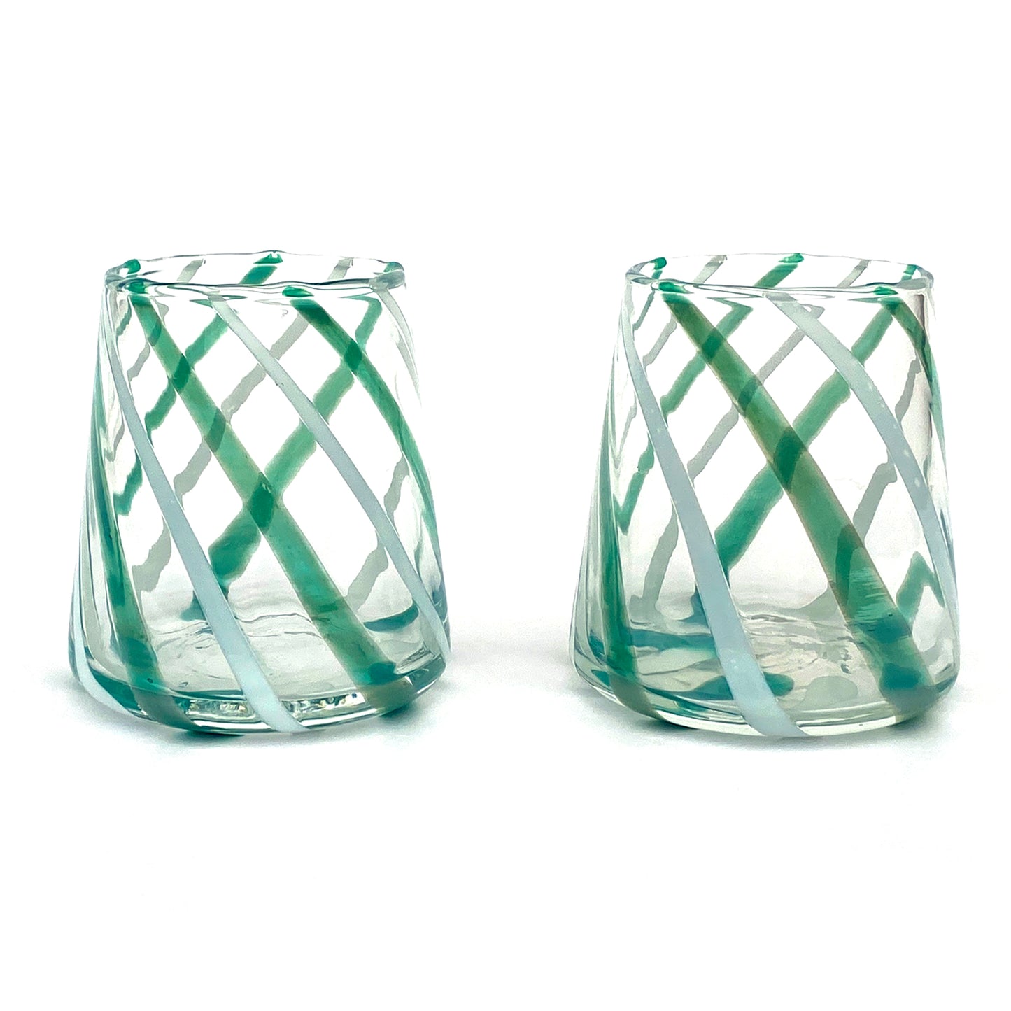Goto Verres Goto en Verre Soufflé et Fait Main avec Murrine Murano - Les Couleurs de Murano - COLOMBINA Tumbler 350 ml.