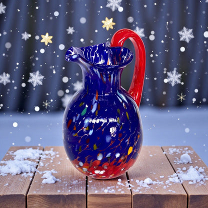 1 Caraffa Veronese in vetro di Murano, realizzata nell'isola di Murano, soffiata e lavorata a mano da maestri Vetrai - SPECIAL EDITION - 1000 ml.