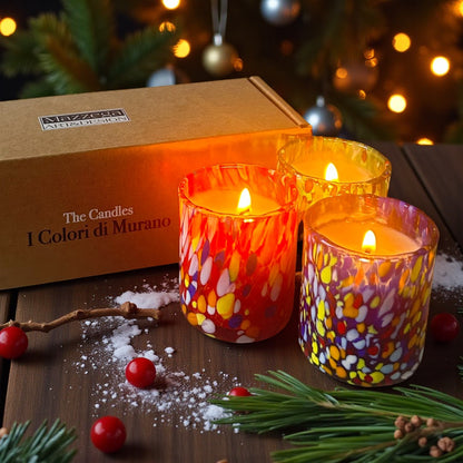 Cofanetto da 3 Bicchieri da Shot Classic con Candela