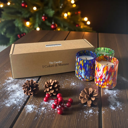 Cofanetto da 3 Bicchieri da Shot Classic con Candela