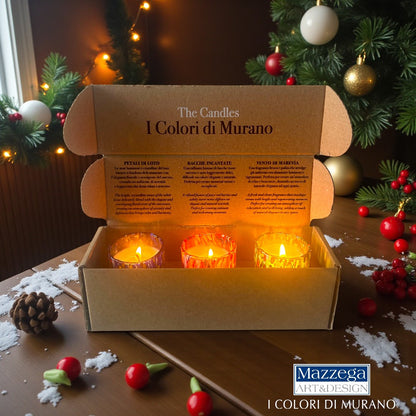 Cofanetto da 3 Bicchieri da Shot Classic con Candela