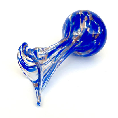 Vaso in vetro di Murano, soffiato e lavorato a mano, linea "I Colori di Murano" h. cm. 20 - Made in Murano. Cod. 29