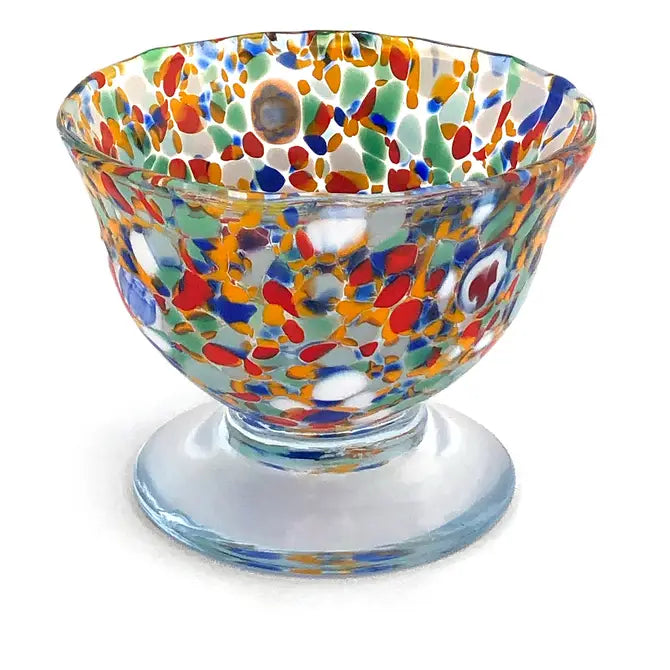 Eisbecher aus Glas „I Colori di Murano“. HARLEKIN