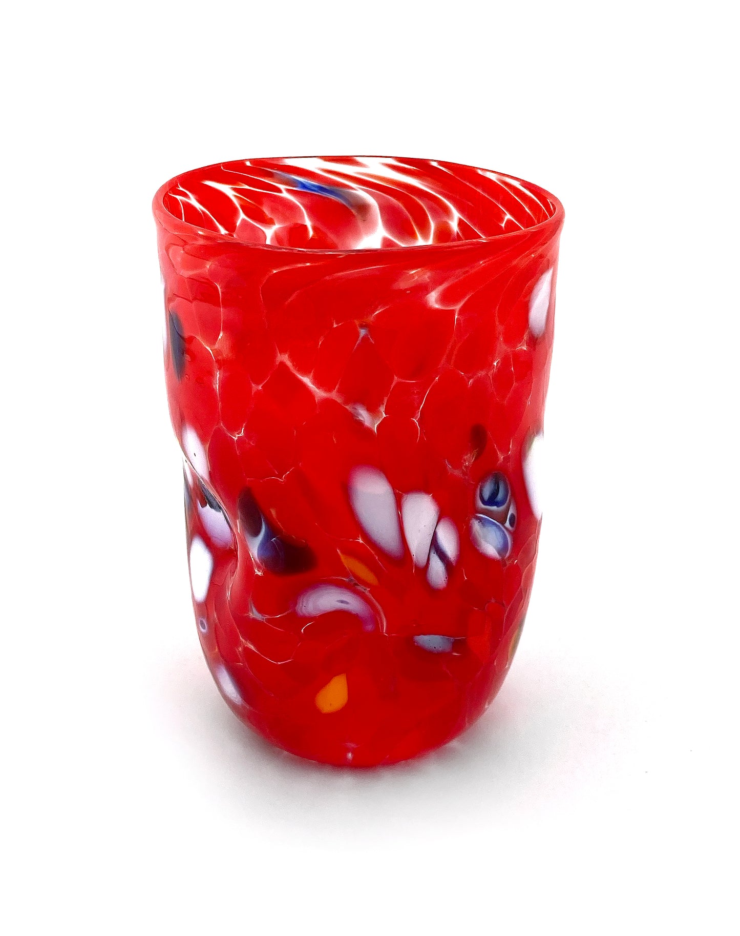 6 Verres en Verre "Les Couleurs de Murano". TUMBLE-CLASSIC-MIX